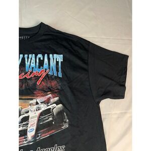 Pretty Vacant Racing Los Angeles Grand Prix Black T-Shirt 2XL